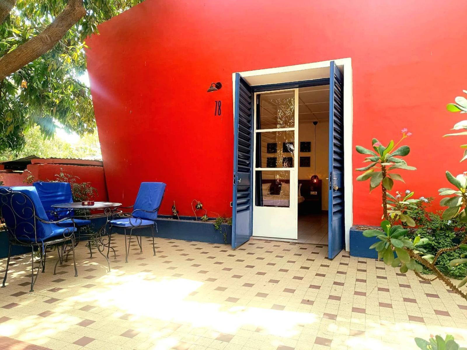 Hotel Les Palmiers Uagadugú Exterior foto